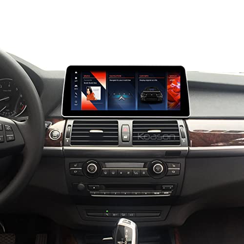 Koason Android 12.3inch Screen Display CarPlay Multimedia Player for BMW X5 X6 E70 E71 2011-2013 CIC von Koason