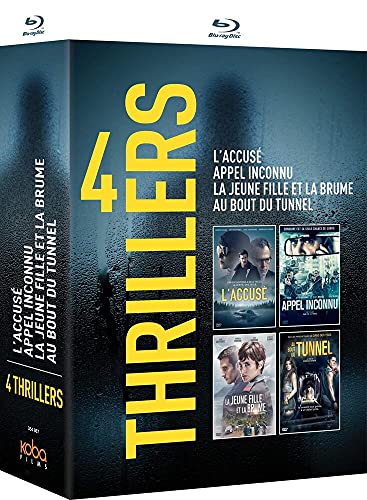 Coffret 4 Thrillers : L'ACCUSÉ-Appel Inconnu-LA Jeune Fille ET LA Brume-AU Bout du Tunnel [Blu-Ray] von Koba Films