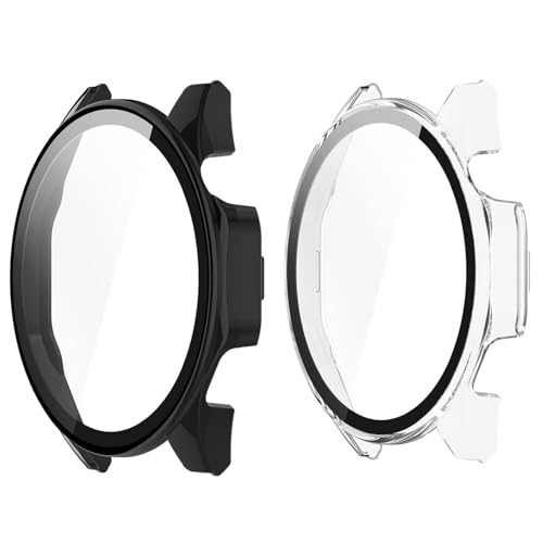 Kobmand Hülle für Huawei Watch 4 Pro (Schwarz+Clear) von Kobmand
