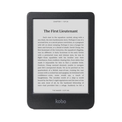 Kobo Clara BW | eReader | 15,2 cm (6 Zoll) blendfreier Touchscreen mit ComfortLight PRO | Dunkelmodus-Option | Hörbücher | wasserdicht | 16 GB Speicher | Schwarz von Kobo