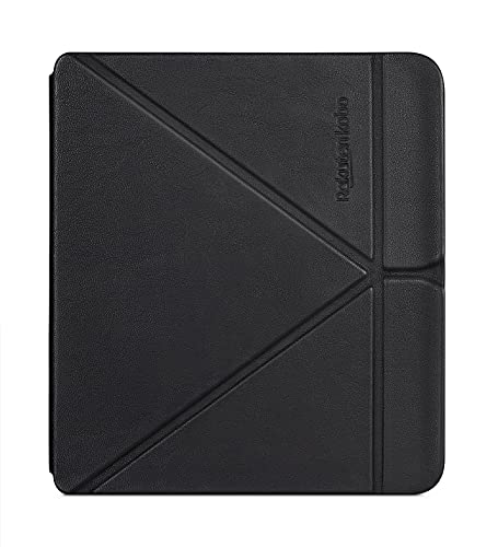 Kobo Libra 2 SleepCover – Schwarz | Ruhemodus/Wachmodus-Technologie | Integrierter Ständer für Zwei Positionen | Kunstleder | Kompatibel mit dem 7-Zoll Kobo Libra2 eReader von Kobo