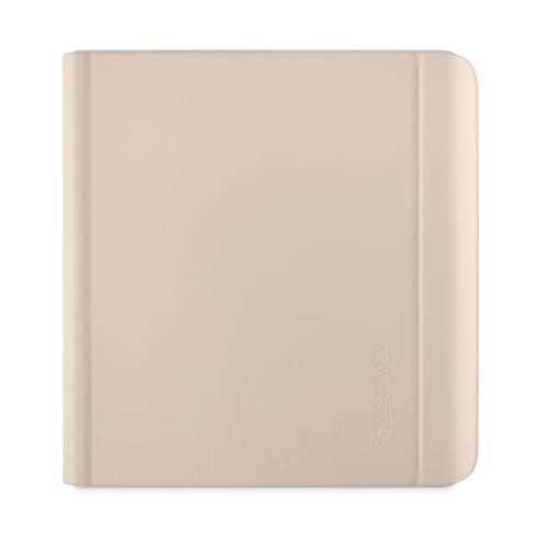 Kobo Libra Colour SleepCover Case | Sand Beige Notebook | Sleep/Wake Technology | Built-in 2-Way Stand | Vegan Leather | Compatible with 7" Kobo Libra Color eReader von Kobo