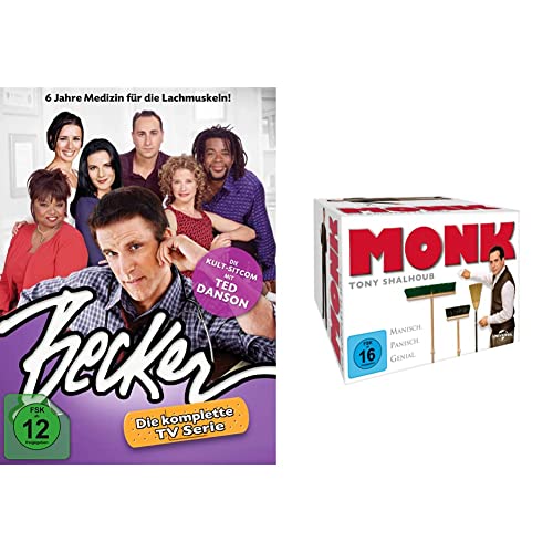 Becker - Gesamtbox (18 DVDs) & Monk - Staffel 1-8 - Gesamtbox [32 DVDs] von Koch Media GmbH