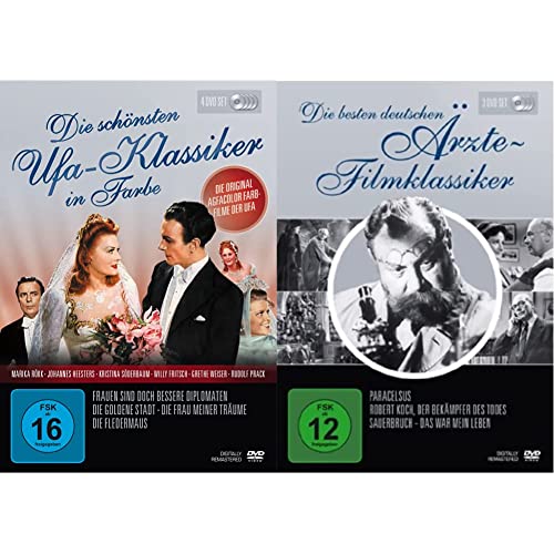 Die schönsten UFA - Klassiker in Farbe [4 DVDs] & Die besten deutschen Ärzte-Filmklassiker (Paracelsus / Robert Koch, Der Bekämpfer des Todes / Sauerbruch - Das war mein Leben) [3 DVDs] von Koch Media GmbH