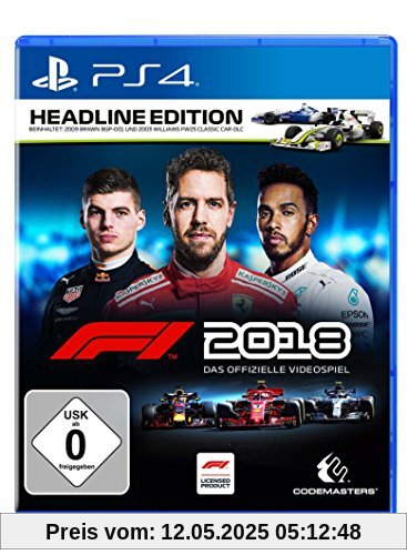 F1 2018 Headline Edition [Playstation 4] von Koch Media GmbH