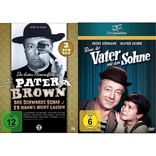 Pater Brown - Die besten Kriminalfälle [2 DVDs] & Heinz Rühmann: Wenn der Vater mit dem Sohne (Filmjuwelen) von Koch Media GmbH