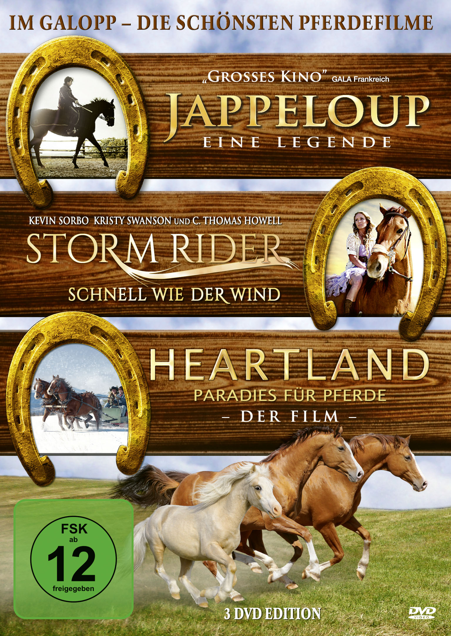 Im Galopp - Die schönsten Pferdefilme (3 DVDs) von Koch Media Home Entertainment