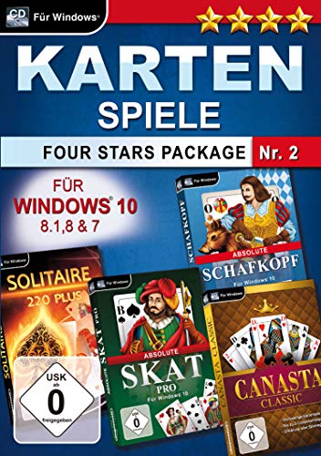 Kartenspiele Four Stars Package Nr. 2 (PC) von Koch Media