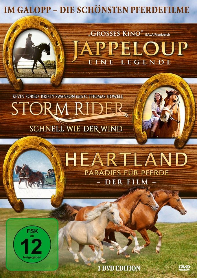 PLAION DVD Im Galopp - Die schönsten Pferdefilme (3 DVDs) von PLAION