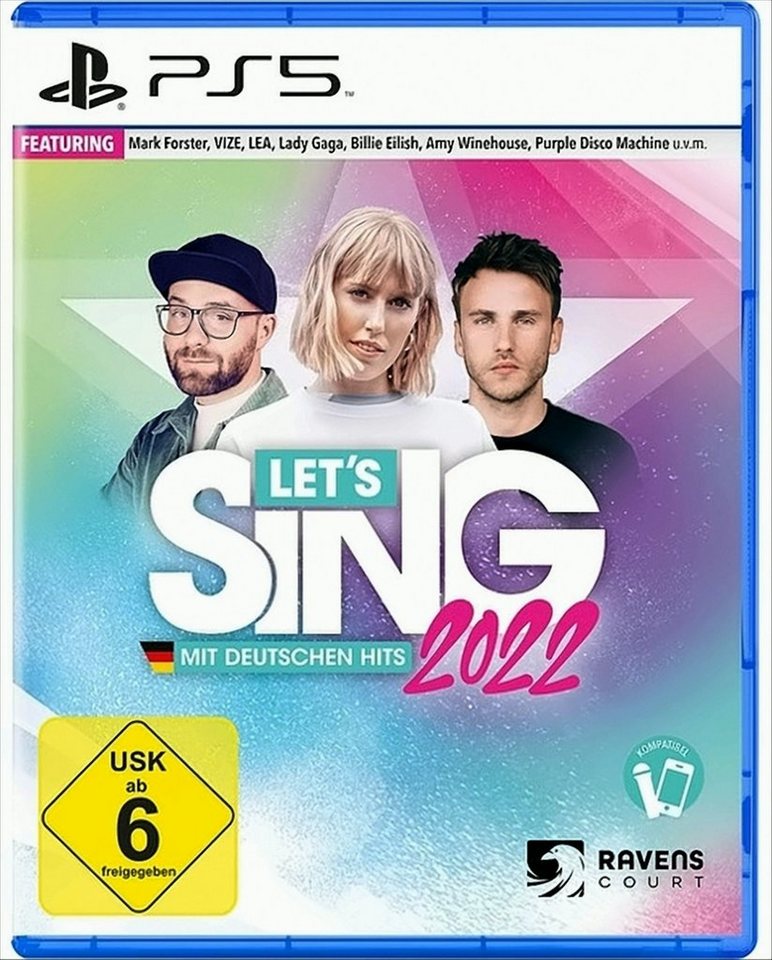 Let's Sing 2022 mit deutschen Hits Playstation 5 von Koch Media