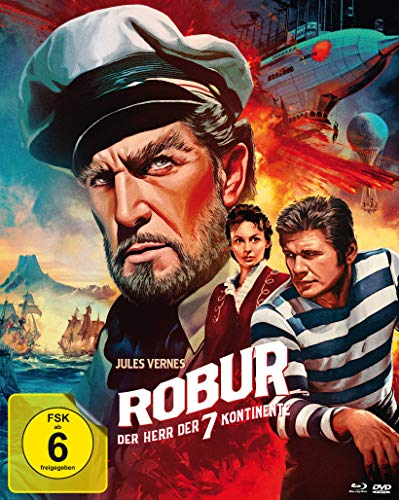 Robur - Der Herr der sieben Kontinente (Mediabook, Blu-ray+DVD) (Version A) von Koch Media