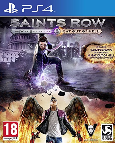 Saints Row 4 - Re-elected + Gat Out of Hell UK (mult) (PS4) von Koch Media