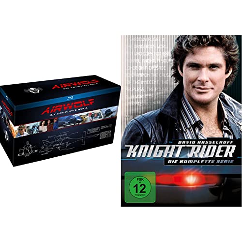 Airwolf - Die komplette Serie [Blu-ray] (exklusiv bei Amazon.de) & Knight Rider - Die komplette Serie [26 DVDs] von Koch