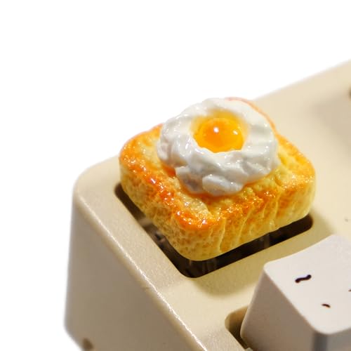 Omelett Toast Custom Keycap für Mechanische Gaming Esc Tastenkappen Keycaps Keyboard Geschenk für Freund Spiele-Liebhaber DIY Tastatur Kompatibel mit Cherry MX von Kocris Casa