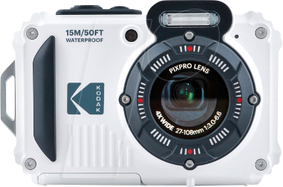 KODAK WPZ2 WS - Unterwasser-Digitalkamera, 16MP, 4-fach Zoom, weiß von Kodak