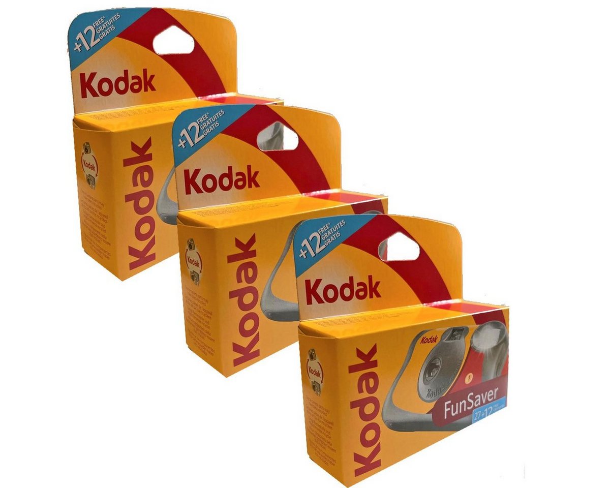 Kodak 3 x Einwegkamera Kodak Fun Saver 27+12 ISo 800 Einwegkamera Kodak 3 x Einwegkamera Kodak Fun Saver 27+12 ISo 800 Einwegkamera von Kodak