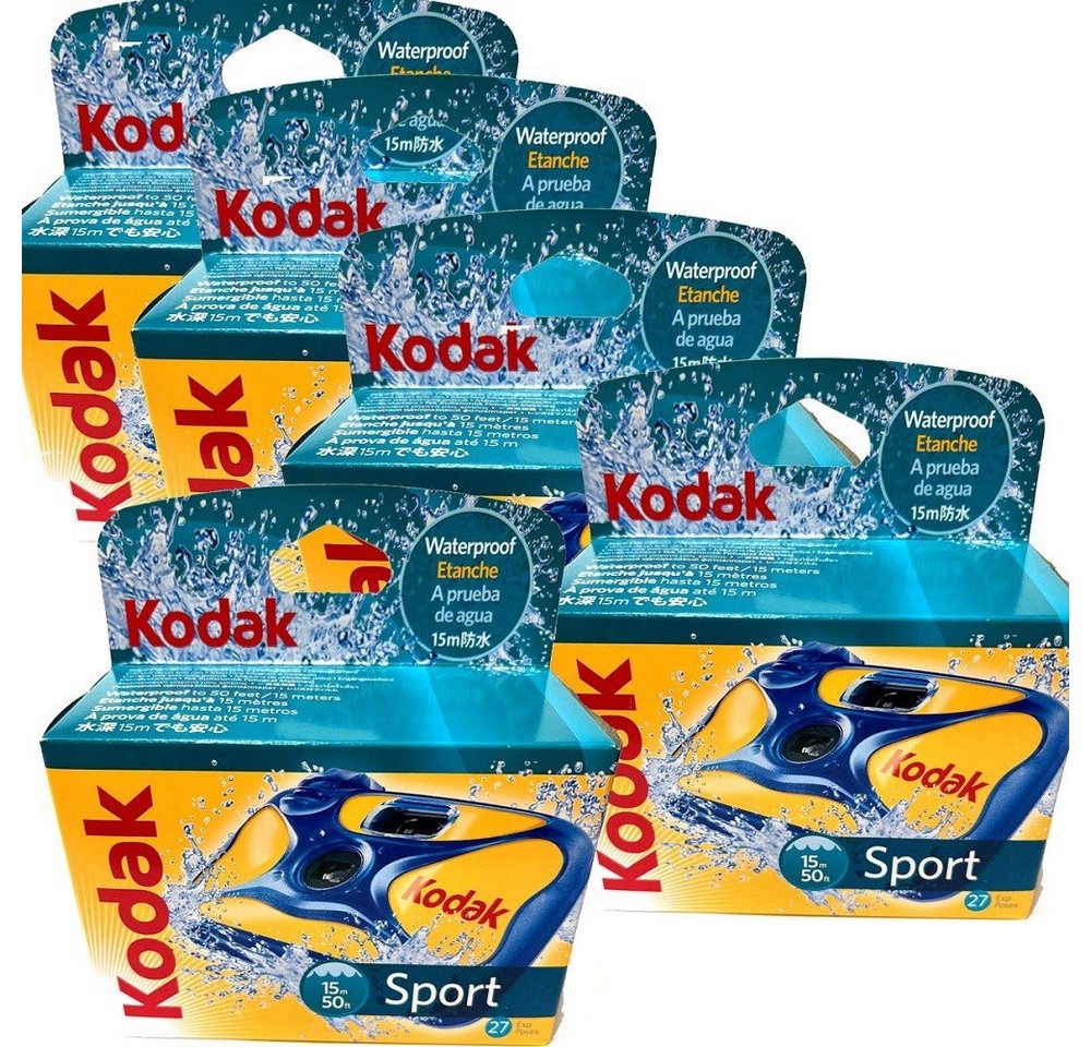 Kodak 5x Kodak Sport 27 Aufnahmen ISO 800 Einwegkamera Kodak 5x Kodak Sport 27 Aufnahmen ISO 800 Einwegkamera von Kodak