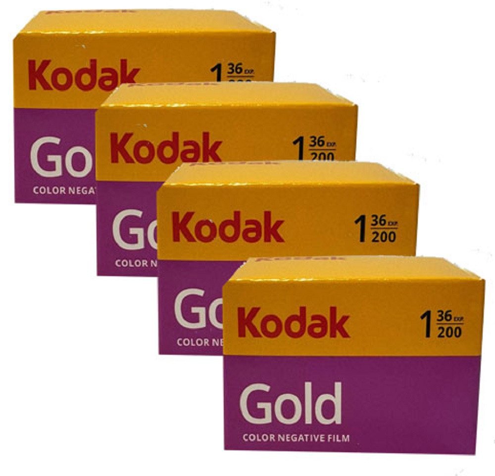 Kodak Farbnegativfilm 4x Kodak Gold 200/36 Kleinbildfilm Kodak Farbnegativfilm 4x Kodak Gold 200/36 Kleinbildfilm von Kodak