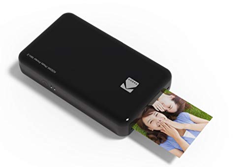 Kodak Mini 2 HD Wireless Mobile Instant Fotodrucker w / 4 Pass patentierte Drucktechnologie (Schwarz) - Kompatibel mit iOS & Android-Geräte - Echte Tinte in Einem Instant von Kodak