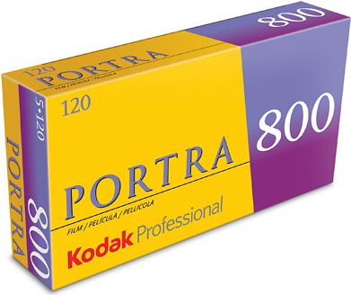 Kodak PROFESSIONAL PORTRA 800 - Farbnegativfilm - 120 (6 cm) - ISO 800 - 5 Rollen von Kodak