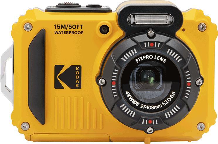 Kodak PixPro 1/2.7  Kompaktkamera 16 MP BSI CMOS 1920 x 1080 Pixel Gelb (WPZ2 GELB) von Kodak