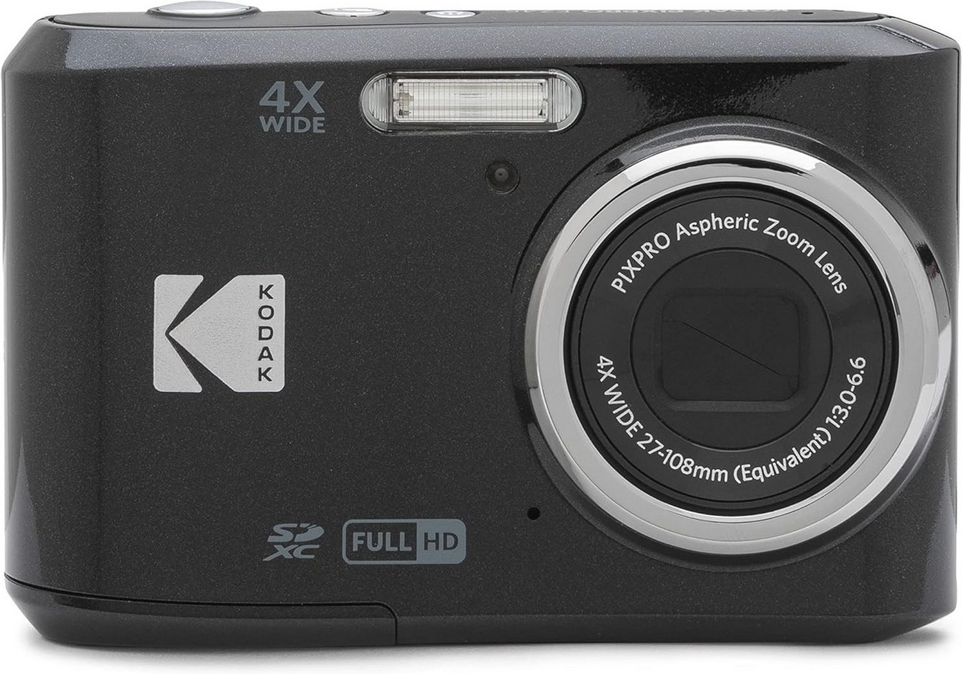 Kodak Pixpro FZ45 - 16.44 Megapixel Kompaktkamera, 4X optischem Zoom Vollformat-Digitalkamera (16,44 MP, 4x opt. Zoom, 2.7 Zoll LCD, 720p HD-Video, AA-Batterie) von Kodak