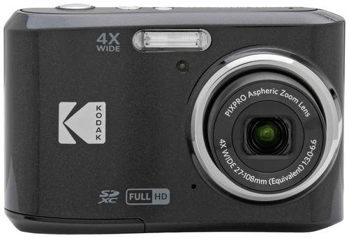 Kodak Pixpro FZ45 Friendly Zoom Digitalkamera 16 Megapixel Opt. Zoom: 4 x Schwarz Full HD Video, HDR von Kodak