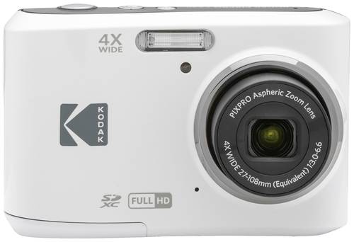 Kodak Pixpro FZ45 Friendly Zoom Digitalkamera 16 Megapixel Opt. Zoom: 4 x Weiß Full HD Video, HDR-V Kodak Pixpro FZ45 Friendly Zoom Digitalkamera 16 Megapixel Opt. Zoom: 4 x Weiß Full HD Video, HDR-V von Kodak