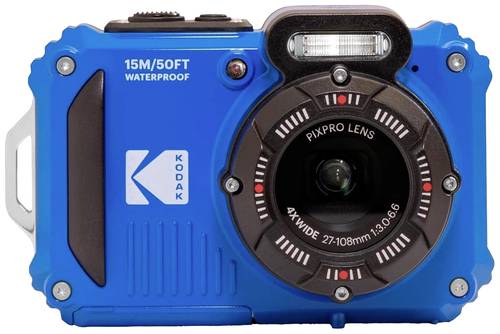 Kodak Pixpro WPZ2BL Digitalkamera 15 Megapixel Opt. Zoom: 4 x Blau inkl. Akku, inkl. Blitzgerät Bil Kodak Pixpro WPZ2BL Digitalkamera 15 Megapixel Opt. Zoom: 4 x Blau inkl. Akku, inkl. Blitzgerät Bil von Kodak