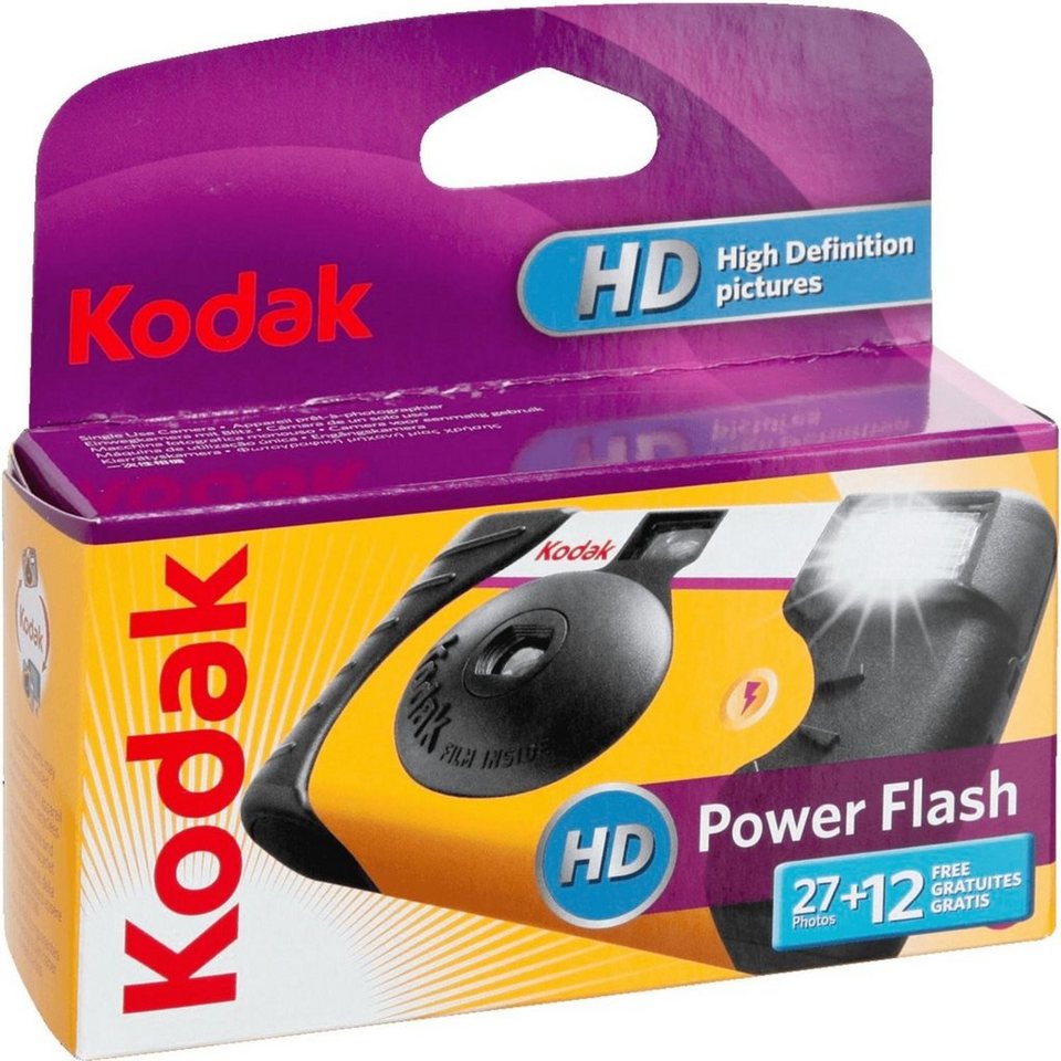 Kodak Power Flash 27+12 ISO 800 Einwegkamera Kompaktkamera von Kodak