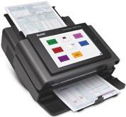 Kodak SCAN STATION 730EX PLUS A4 Netzwerk-Dokumentenscanner (duplex), LCD-Touch-Display, bis 70 ppm/140 ipm, 75 Blatt ADF, 10/100/1000-Base-T, 600dpi, Perfect Page für opt. Bildqualität, TIFF-, JPEG-, PDF-, searchable PDF-, PDF/A-, Microsoft Word-, Excel, RTF-, verschlüsselte PDF (1060094) von Kodak