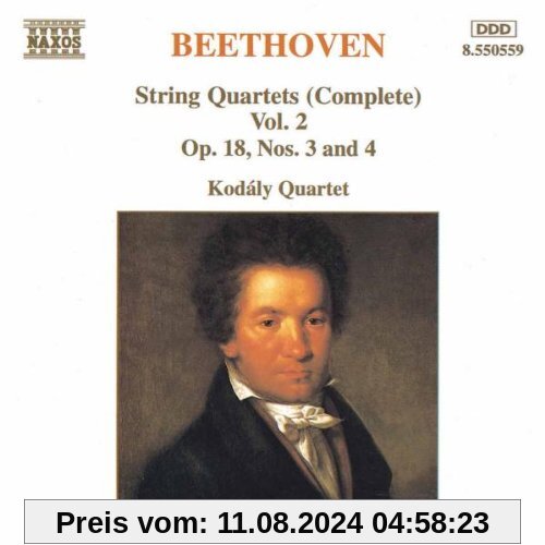 Beethoven Streichquartette Vol 2 Kodaly von Kodaly Quartet