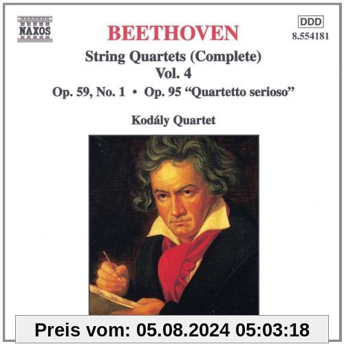 Streichquartette Vol. 4 von Kodaly Quartet