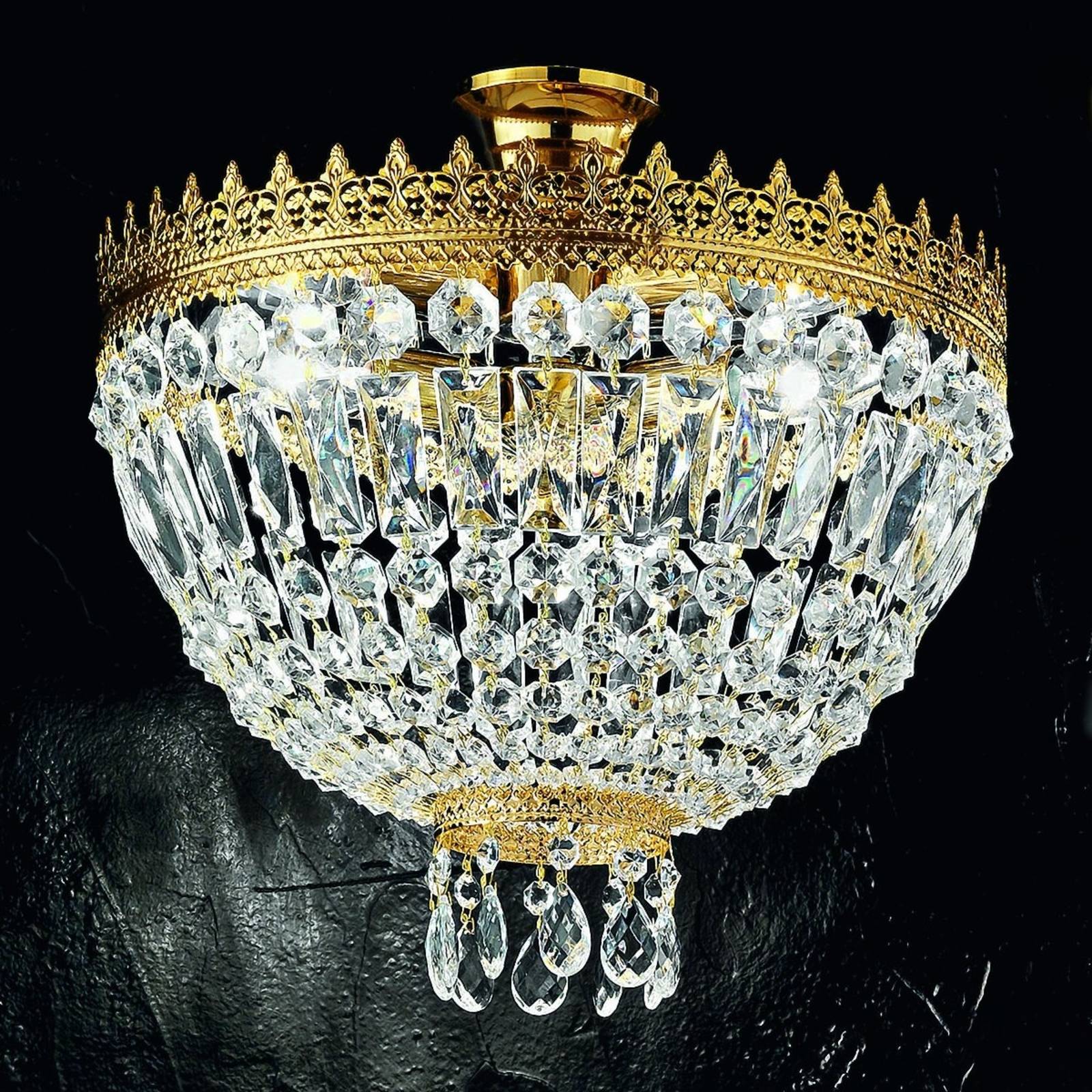 Deckenleuchte Cupola, 24 Karat vergoldet Deckenleuchte Cupola, 24 Karat vergoldet von Kögl
