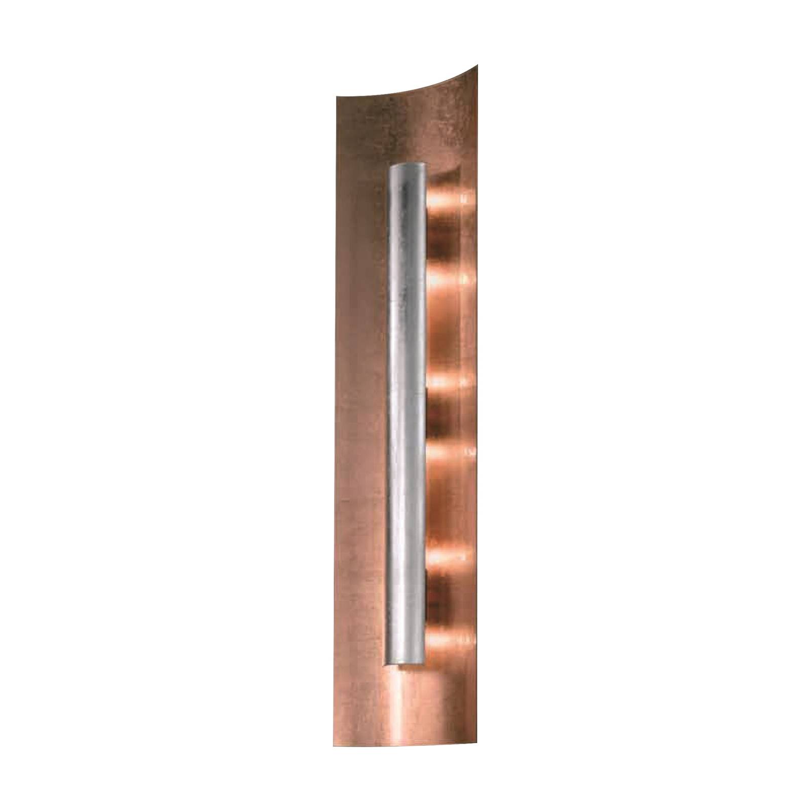 Wandlampe Aura Kupfer Blende silber, Höhe 45 cm Wandlampe Aura Kupfer Blende silber, Höhe 45 cm von Kögl