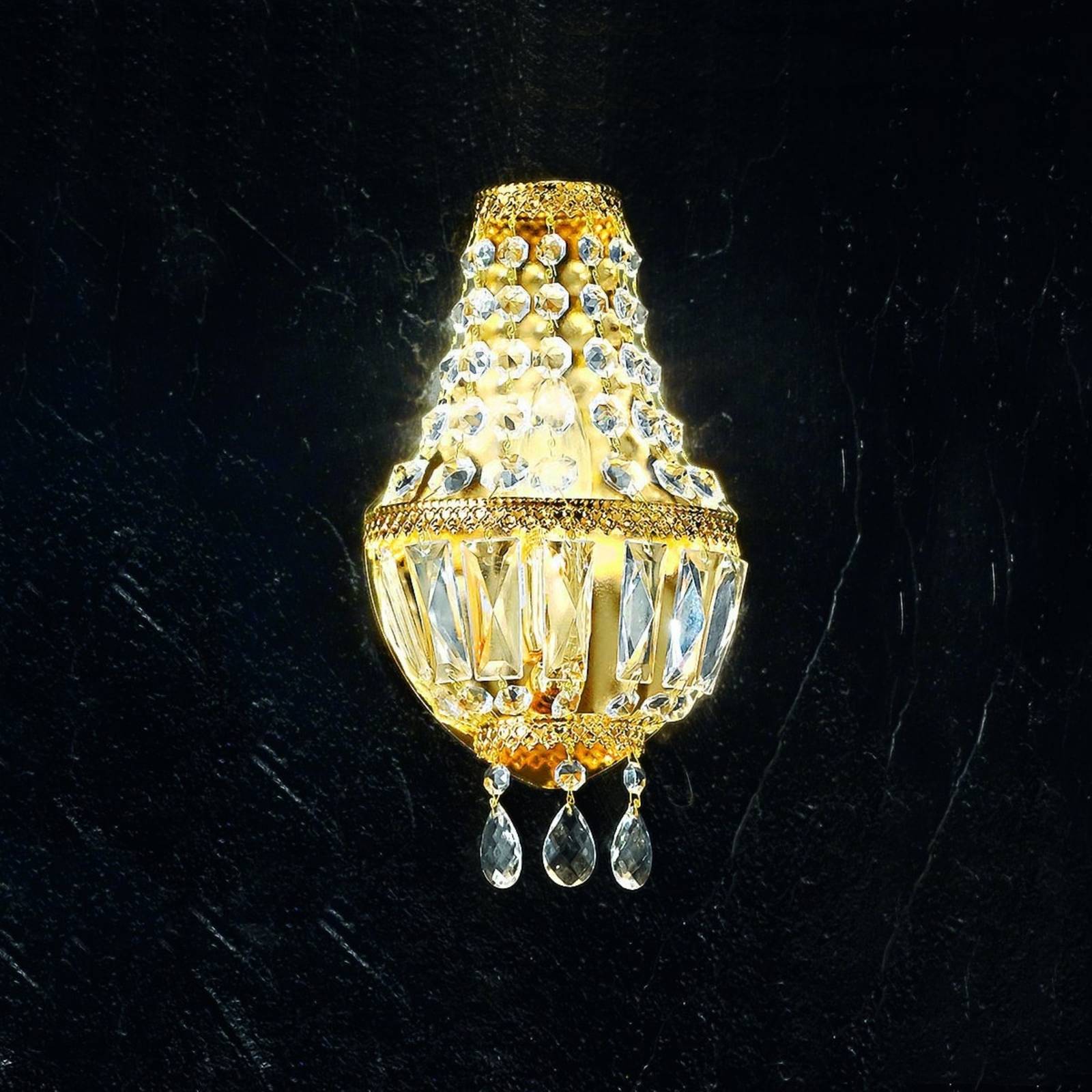 Wandleuchte Cupola, 24 Karat vergoldet Wandleuchte Cupola, 24 Karat vergoldet von Kögl