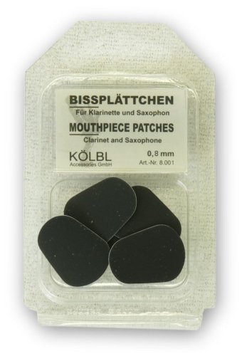 Kölbl Bissplatten 6er Pack B-Klarinette / Saxophon 0,8mm schwarz von Kölbl