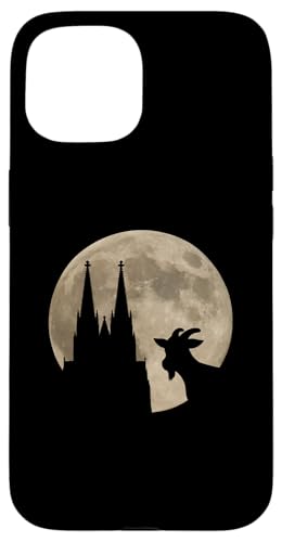Hülle für iPhone 15 Köln, meine Stadt! Geißbock mit Dom und Mond. Kölscher Stolz Hülle für iPhone 15 Köln, meine Stadt! Geißbock mit Dom und Mond. Kölscher Stolz von Köln, meine Stadt! Kölsches Geschenk für Köln Fans