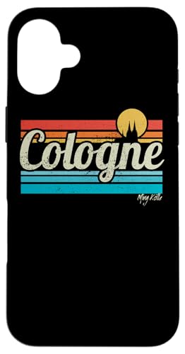 Cologne Schriftzug Köln Retro Vintage Surfer Kölner Karneval Hülle für iPhone 16 Plus Cologne Schriftzug Köln Retro Vintage Surfer Kölner Karneval Hülle für iPhone 16 Plus von Köln Outfits Für Echte Kölner Zu Karneval In Kölle