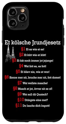 Et Kölsche Jrundjesetz Kölner Grundgesetz Kölsch Köln Hülle für iPhone 11 Pro Max Et Kölsche Jrundjesetz Kölner Grundgesetz Kölsch Köln Hülle für iPhone 11 Pro Max von Köln Outfits Für Echte Kölner Zu Karneval In Kölle