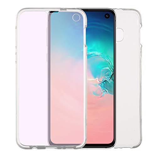 König Design 360 Grad Hülle kompatibel mit Samsung Galaxy S10e Full Cover vorne hinten Handyhülle Dünn Ganzkörper Case Silikon Etui - Transparent König Design 360 Grad Hülle kompatibel mit Samsung Galaxy S10e Full Cover vorne hinten Handyhülle Dünn Ganzkörper Case Silikon Etui - Transparent von König Design