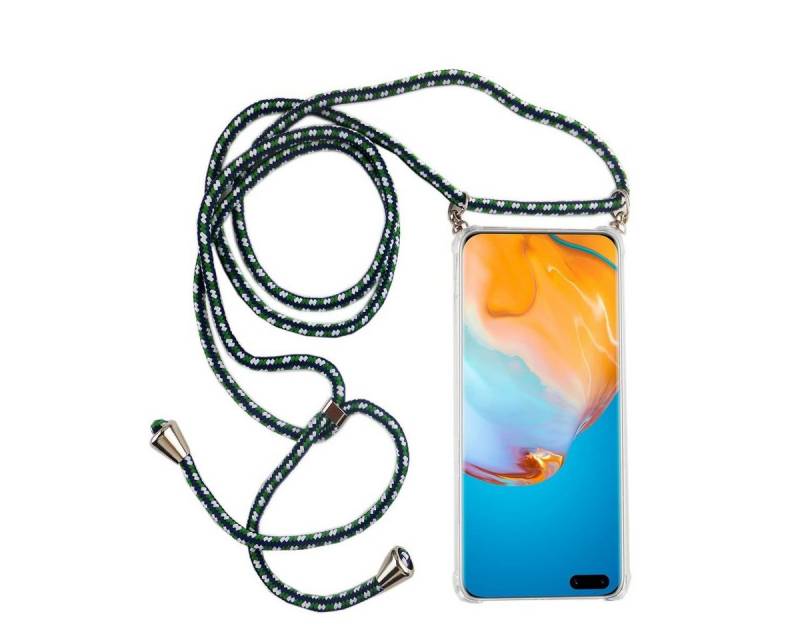 König Design Handyhülle, Huawei P40 Lite Handykette Handyhülle Umhängetasche Transparent von König Design