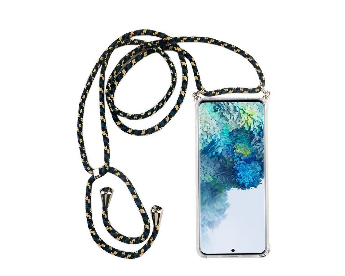 König Design Handyhülle, Samsung Galaxy S20 Plus Handykette Handyhülle Umhängetasche Transparent von König Design