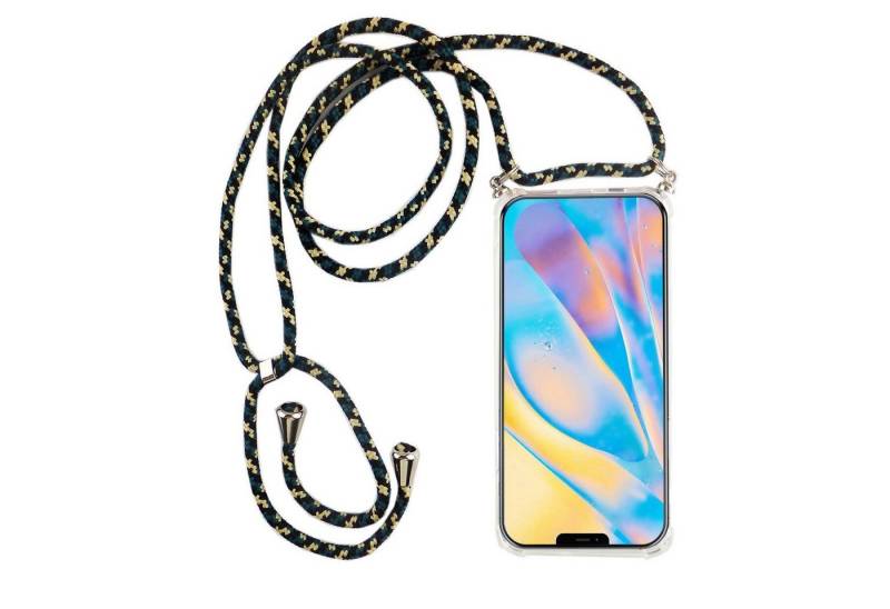 König Design Handyhülle Apple IPhone 12 / 12 Pro, Apple IPhone 12 / 12 Pro Handykette Handyhülle Umhängetasche Transparent von König Design