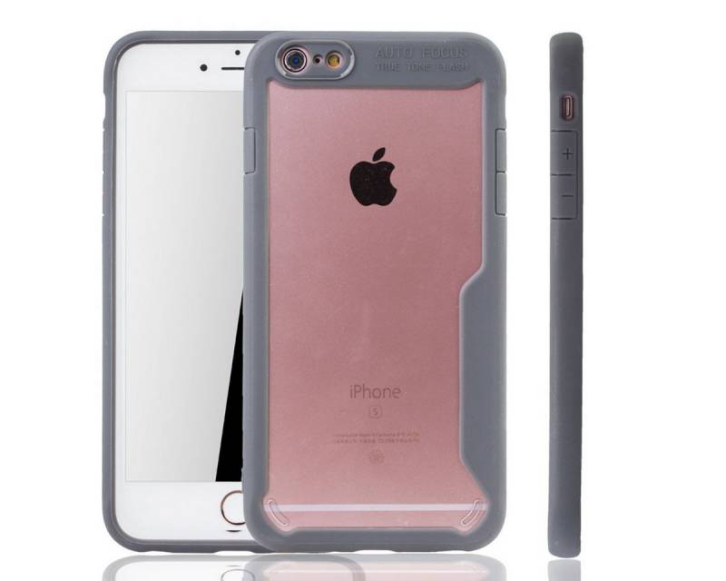 König Design Handyhülle Apple IPhone 6 Plus / 6s Plus, Apple IPhone 6 Plus / 6s Plus Handyhülle Backcover Grau von König Design