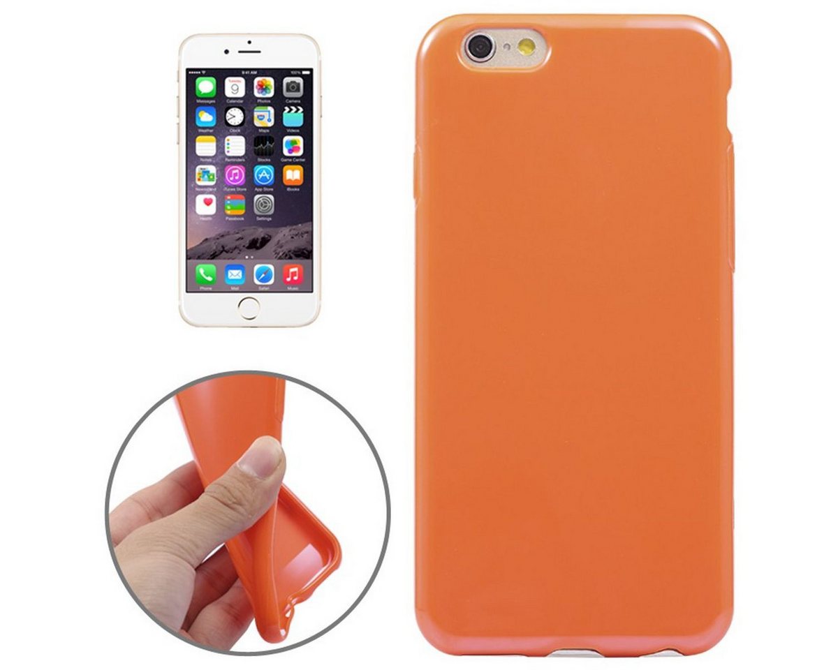 König Design Handyhülle Apple IPhone 6 Plus / 6s Plus, Apple IPhone 6 Plus / 6s Plus Handyhülle Backcover Orange von König Design