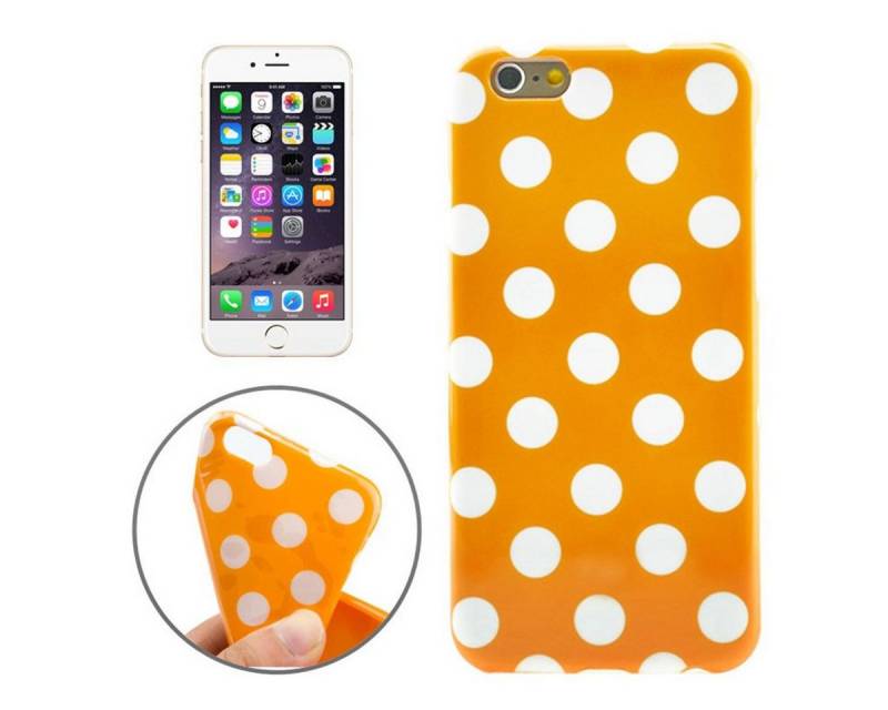 König Design Handyhülle Apple IPhone 6 Plus / 6s Plus, Apple IPhone 6 Plus / 6s Plus Handyhülle Backcover Orange von König Design