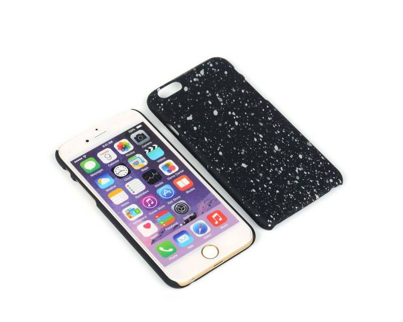 König Design Handyhülle Apple IPhone 6 Plus / 6s Plus, Apple IPhone 6 Plus / 6s Plus Handyhülle Backcover Schwarz von König Design