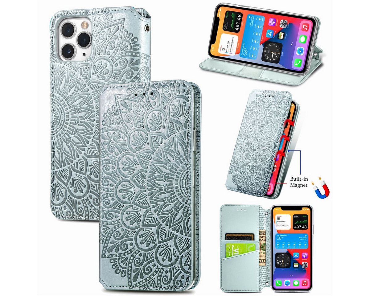 König Design Handyhülle Apple iPhone 11, Schutzhülle Schutztasche Case Cover Etuis Wallet Klapptasche Bookstyle König Design Handyhülle Apple iPhone 11, Schutzhülle Schutztasche Case Cover Etuis Wallet Klapptasche Bookstyle von König Design