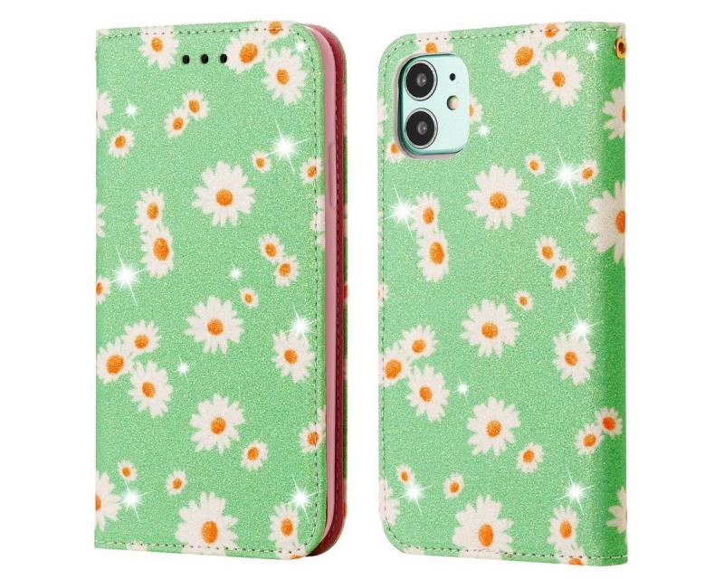 König Design Handyhülle Apple iPhone 11, Schutzhülle Schutztasche Case Cover Etuis Wallet Klapptasche Bookstyle von König Design